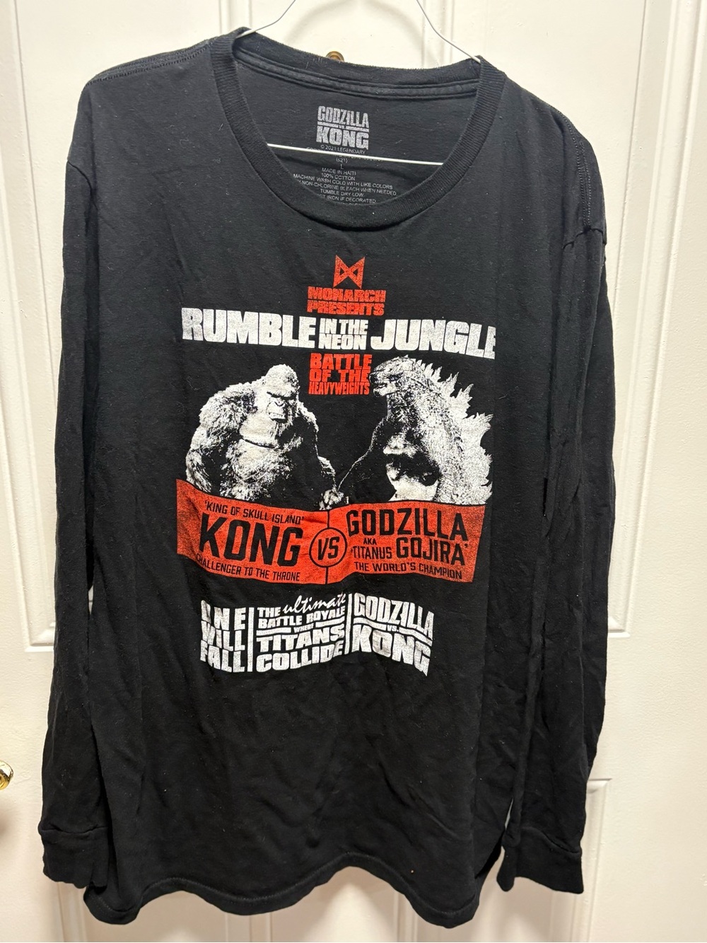 Godzilla vs Kong Graphic Long-Sleeve Tee